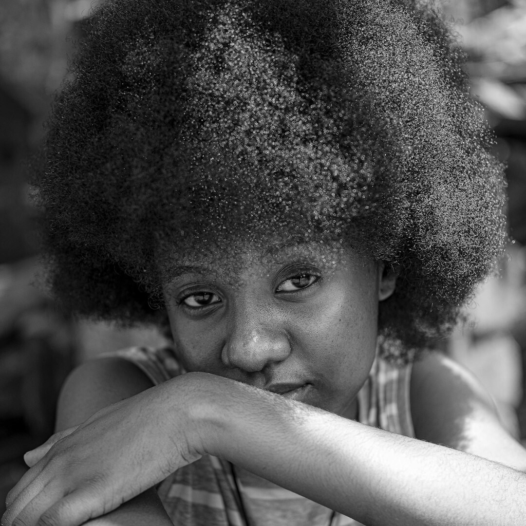 Studio portrait of a young Argentine female writer